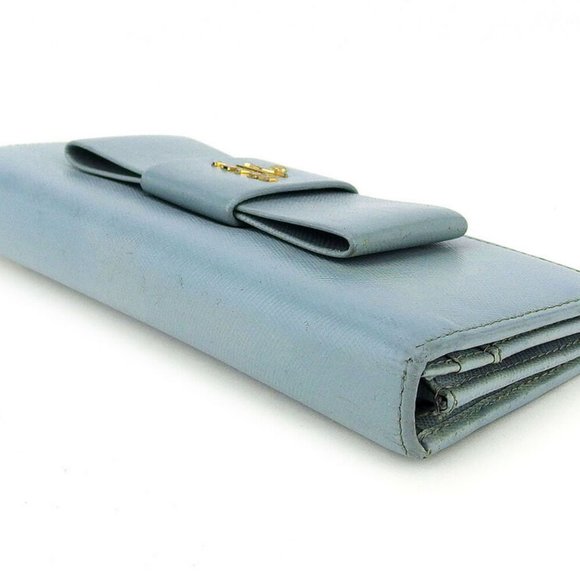 PRADA Purse ribbon Safi Arno leather Authentic USED - Picture 4 of 8